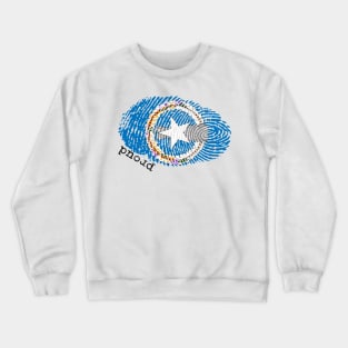 Northern Mariana flag Crewneck Sweatshirt